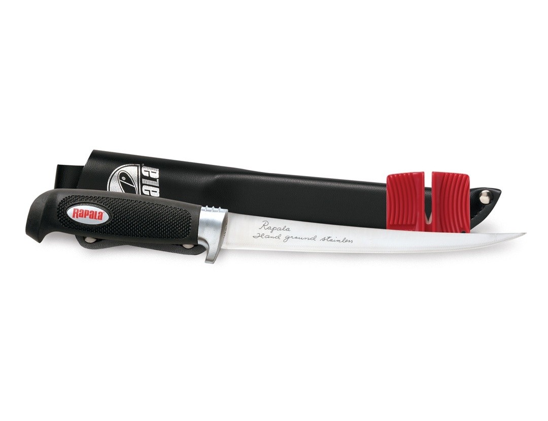 Cutit pentru filetat lama 23 cm + dispozitiv ascutit Cutit pentru filetat lama 23 cm + dispozitiv ascutit